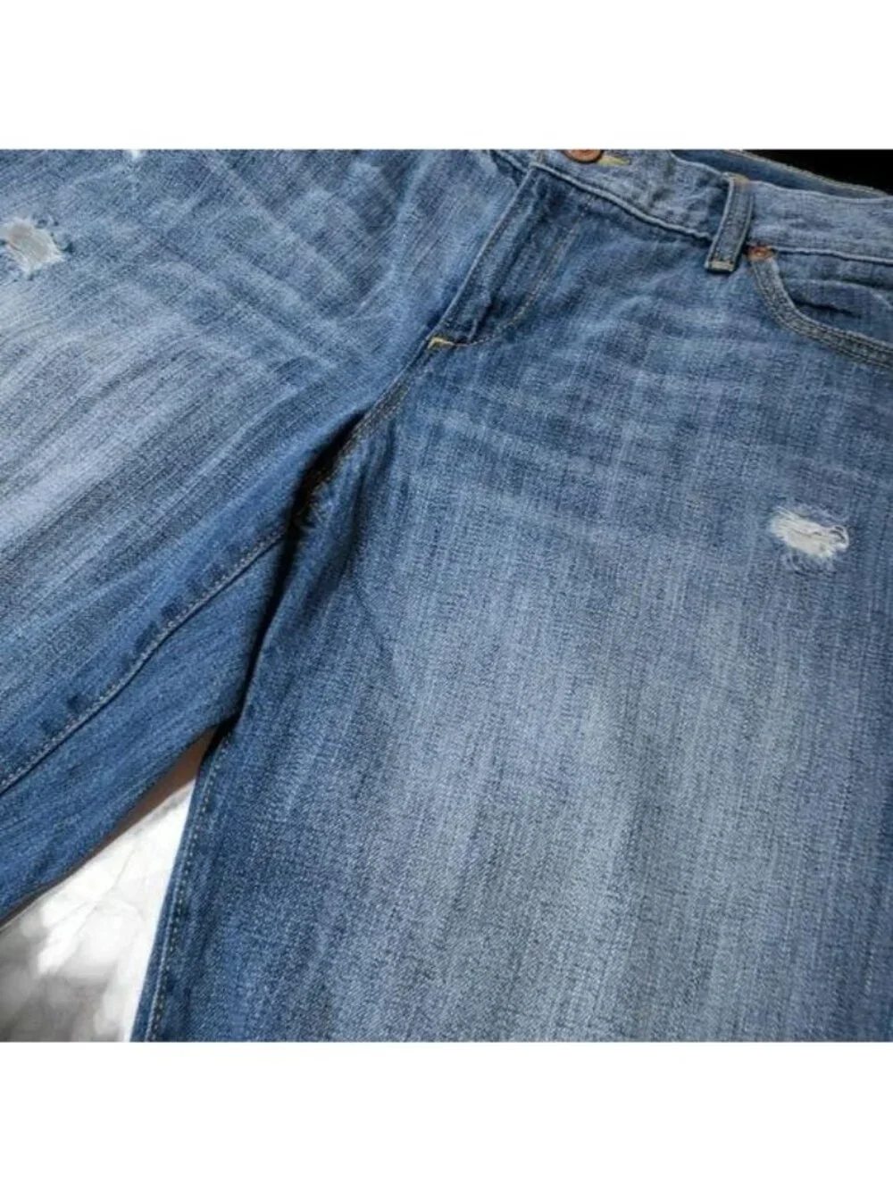 LOFT denim distressed